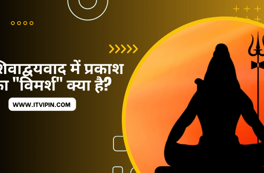 शिवाद्वयवाद में प्रकाश का विमर्श क्या है?